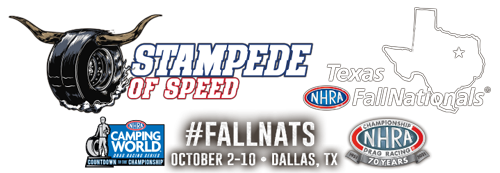 Stampede of Speed - Texas NHRA FallNationals logo